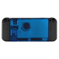 NS Switch Console Backplate With Kickstand Transparent Clear Blue