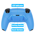 Ps5 Dualsense Controller 4x Back Button Mod Kit Rise4 Rubberized Starlight Blue