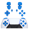 PS5 Dualsense Controller Full Button Set Matte UV Deep Blue for BDM-030