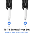 ScrewDriver Set Mini Torx T8 + T6 + Prytool for Xbox One/S/X/Series S/X/Elite 1&2 Controller