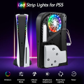 PS5 Console 8-Color Circular RGB Led Light Strip With IR Remote