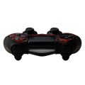 Ps4 Dualshock 4 Protection Series Silicon Skin Dragon Pattern Black / Red