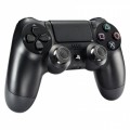 PS4 Dualshock 4 DS4 Controller Chrome Series Thumbsticks Chrome Silver Black Rubber