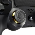 PS4 Dualshock 4 DS4 Controller Chrome Series Thumbsticks Chrome Gold Black Rubber