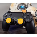 PS4 Controller Raised Thumbsticks FPS Borderlands 3 Claptrap Analog Extenders Atomic Yellow