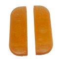 NS Switch Joy-con Left and Right Replacement Case Set Transparent Orange
