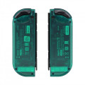 NS Switch Joy-con Left and Right Replacement Case Set Clear Emerald Green