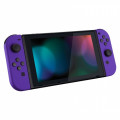 NS Switch Joy-con Left and Right Replacement Case Set Silky Soft Touch Dark Purple