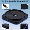 Xbox Series X Blue Light Vertical Stand With 4-Port Usb2.0 Hub