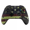 XBOX ONE S Controller Front Faceplate Art Series Soft Touch Patriot