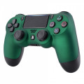 PS4 Dualshock 4 V2 Front Faceplate Soft Touch Racing Green