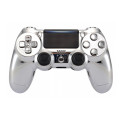 PS4 DUALSHOCK 4 V2 COMPLETE SHELL SERIES MIRROR GLOSS SILVER