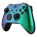 XBOX Elite V2 Controller Front Faceplate Glossy Chameleon Green Purple