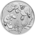 2021 2oz Australian Mother and Baby Platypus .9999 Silver Coin (BU) Limited mintage