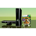Xbox 360 Consol with Kinect Sensor + 2 remotes + Kinectimals Game