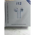 i12 TWS Wireless Bluetooth Earphones with Charging Case
