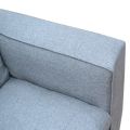 Grey 2 Seater Couch - Affordable - Width 1.6m  - Strong black legs