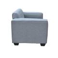 Grey 2 Seater Couch - Affordable - Width 1.6m  - Strong black legs