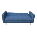 Sleeper couch - Double bed when open - Blue tapestry - TK range