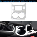 Car Center Console Water Cup Holder Trim Decoration for Nissan Qashqai J11 2014-2019