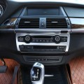 Car Air Conditioner Volume Decoration Button Frame Trim Accessories for BMW-X5 E70 2008-2013