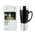Portable Car Heating Cup 450MLElectric Water Insulated Car Mug Travel Heating Cup Kettle 12V/24V