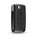 Remote Key Fob 433Mhz ASK For Peugeot 307 3008 308 408 433MHz ID46 Chip Car Flip Key VA2/HU83 Blade