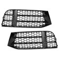 Front Bumper Fog Light Grilles Honeycombs Mesh Cover For- RS5 B8.5 2013-16 Fog Lamp Cover