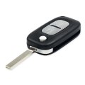 Modified Flip folding remote Car Key Cover For PEUGEOT 406 407 408 308 307 107 207 Fob Case