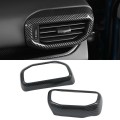 for Ford Explorer 2020-21 ABS Carbon Fiber Car Left Right Side Air Conditioner Outlet AC Vent Cover