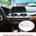 for 5 Series G30 - Car Console Air Conditioner Outlet Vent Cover Trim Decoration Frame Accessories