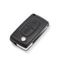 2 Buttons Auto Car Remote Key Fob ID46 Chip For Peugeot 207 307 308 407 807 433MHz VA2 Blade