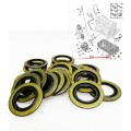 20PCS Engine Oil Drain Plug Gasket 016393/016454 for Peugeot,Toyota,Fiat,Iveco,Nissan,Opel,Volvo