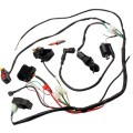 Complete Electrics Wiring Harness CDI Ignition Coil Solenoid Relay Kits for 4-Stroke ATV QUAD