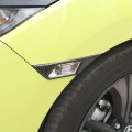 Modified Leaf Lamp Decoration, Carbon Fiber Steering Lamp for Honda Civic