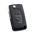 Flip Remote Key Shell 2 Buttons For Peugeot 106 206 306 406 Citroen C2 C3 Xsara Picasso