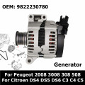 Generator For Peugeot 2008 3008 308 508/Citroen DS4 DS5 DS6 C3 C4 C5 C5 Aircross C4 Picasso II