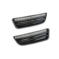Front Bumper Honeycomb Fog Lamp Cover Tirm for Dodge Charger 2016 2017 2018 2019 2020 2021 SXT