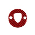 for Porsche Cayenne Macan carbon fiber red steering wheel trim Sticker