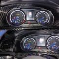 Carbon Fiber Car Interior Dashboard Panel Trim Cover For Golf 7 MK7 2014-2019 Accessories