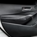 2Pcs ABS Carbon Fiber Car Inner Front Door Armrest Cover Trim for Toyota Corolla 2019 2020