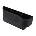 Car Seat Crevice Storage Box with Interval Cup Drink Holder Auto Gap Pocket Stowing Tidying