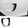 Car Carbon Fiber Rear Bumper Side Fin Air Vent Outlet Flap Trim for Dodge Charger 2015-2020