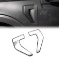 For Ford F150 2020 2021 Chrome Side Air Outlet Fender Grille Vent Trim Cover