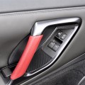 Car Door Armrest Panel Sticker Window Control Console Frame Cover Trim for Nissan GTR R35 2009-2015