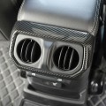 Carbon Fiber Rear Back Air Vent Outlet AC Trim Cover for Jeep Wrangler JL JT 18+