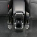 Carbon Fiber Style Rear Seat Armrest Box Anti Kick Cover Trim Fit for Honda HR-V HRV Vezel