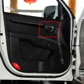 Left + Right Side Interior Inner Door Handle for 2007-2012 Hyundai Santa Fe W/ Black Knob