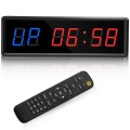 Training Gym Interval Timer Count Down/Up Clock,LED Gym Timer Stopwatch for Home Gym Fitness