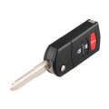 For Mazda 3 5 6 RX-8 MX-5 Miata CX-7 CX-9 05-13 Remote 3 Button Car Key Shell Folding Flip Key Fob